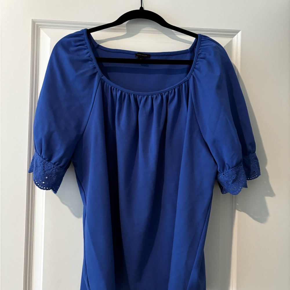 Ann Taylor blue top size XL